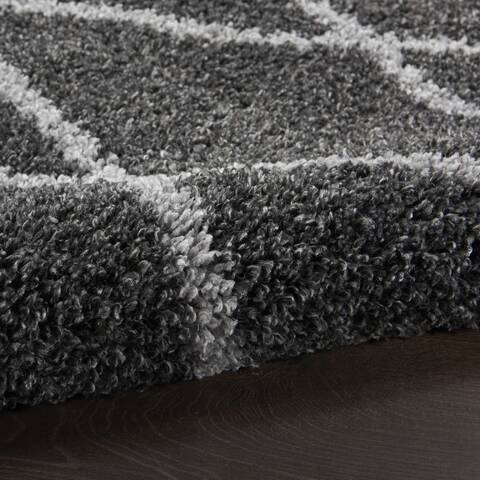 Nourison Shangri-La Grey 80 X 100 Area Rug 805-142569 Image 2