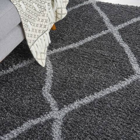 Nourison Shangri-La Grey 80 X 100 Area Rug 805-142569 Image 4