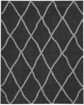 Nourison Shangri-La Grey Rectangle 8x10 ft Polypropylene Carpet 142569