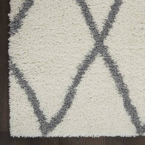 Nourison Shangri-La Beige 80 X 100 Area Rug 805-142571 Image 1