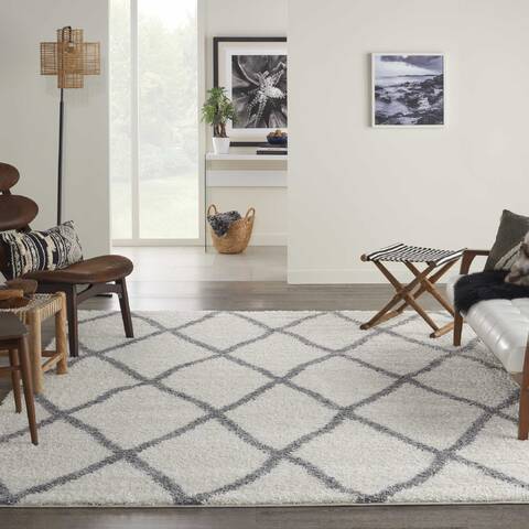 Nourison Shangri-La Beige 80 X 100 Area Rug 805-142571 Image 3