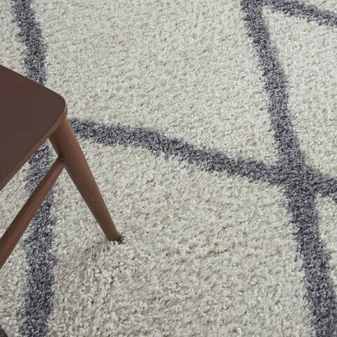 Nourison Shangri-La Beige 80 X 100 Area Rug 805-142571 Image 4