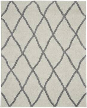 Nourison Shangri-La Beige Rectangle 8x10 ft Polypropylene Carpet 142571