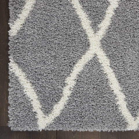 Nourison Shangri-La Grey 50 X 70 Area Rug 805-142572 Image 1