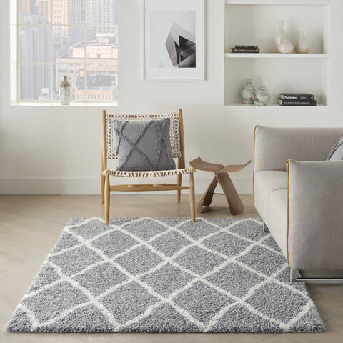 Nourison Shangri-La Grey 50 X 70 Area Rug 805-142572 Image 3