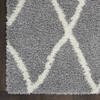 Nourison Shangri-La Grey 50 X 70 Area Rug  805-142572 Thumb 1