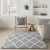 Nourison Shangri-La Grey 50 X 70 Area Rug  805-142572 Thumb 3