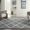 Nourison Shangri-La Grey 80 X 100 Area Rug  805-142573 Thumb 3