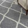 Nourison Shangri-La Grey 80 X 100 Area Rug  805-142573 Thumb 4