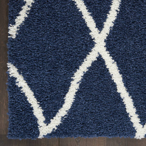 Nourison Shangri-La Blue 50 X 70 Area Rug 805-142574 Image 1
