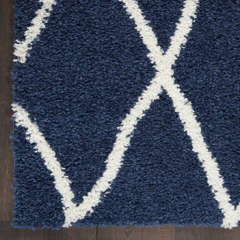Nourison Shangri-La Blue 80 X 100 Area Rug 805-142575 Image 1