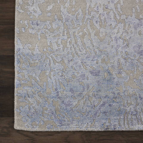 Nourison Silk Shadows Grey 23 X 30 Area Rug 805-142576 Image 1