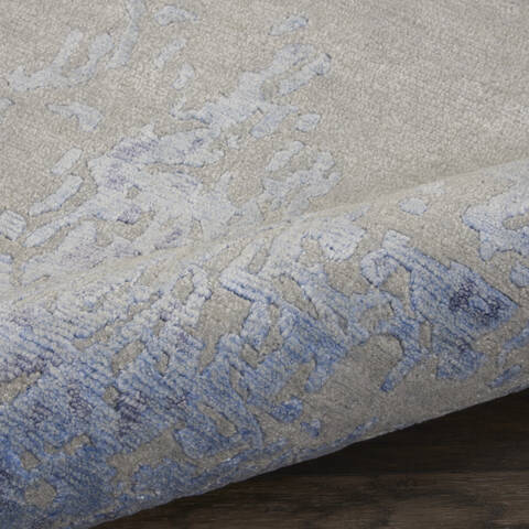 Nourison Silk Shadows Grey 23 X 30 Area Rug 805-142576 Image 2