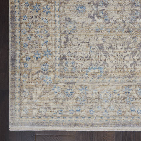 Nourison Silken Weave Beige 100 X 134 Area Rug 805-142577 Image 1
