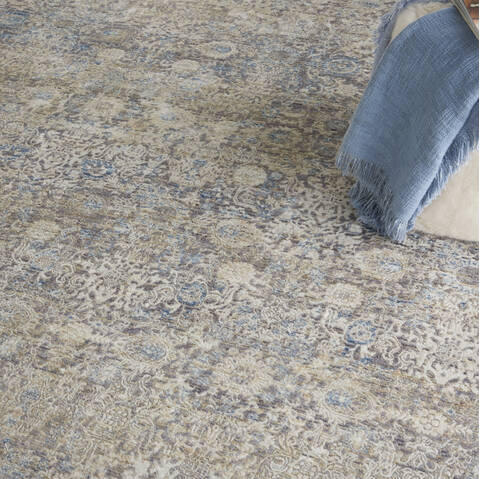 Nourison Silken Weave Beige 100 X 134 Area Rug 805-142577 Image 4