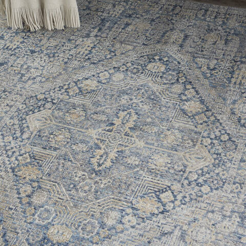 Nourison Silken Weave Blue 310 X 510 Area Rug 805-142585 Image 4