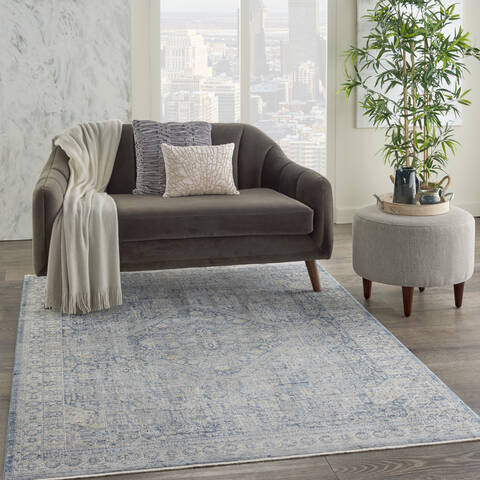 Nourison Silken Weave Blue 310 X 510 Area Rug 805-142585 Image 5