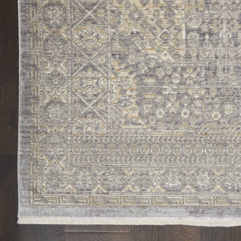 Nourison Silken Weave Grey 53 X 79 Area Rug 805-142592 Image 1