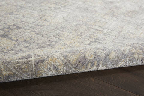 Nourison Silken Weave Grey 53 X 79 Area Rug 805-142592 Image 2