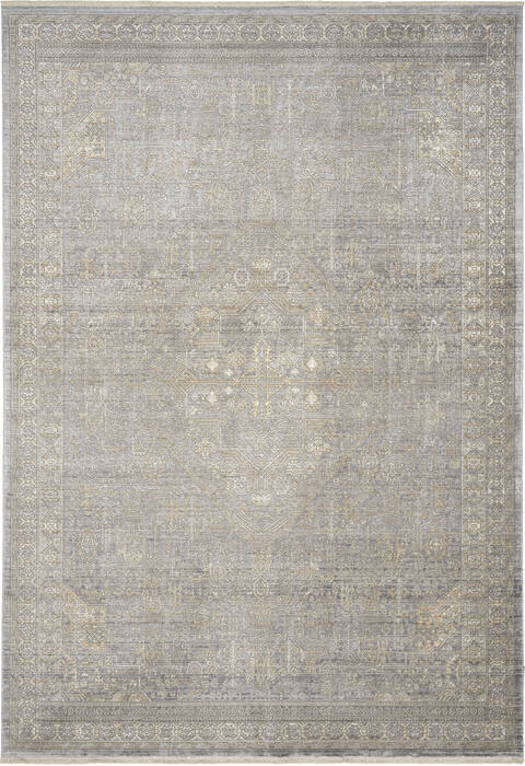 Nourison Silken Weave Grey 53 X 79 Area Rug 805-142592 Image 0
