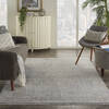 Nourison Silken Weave Grey 53 X 79 Area Rug 805-142592 Thumb 3