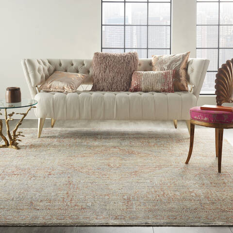 Nourison Silken Weave Grey 710 X 102 Area Rug 805-142599 Image 3