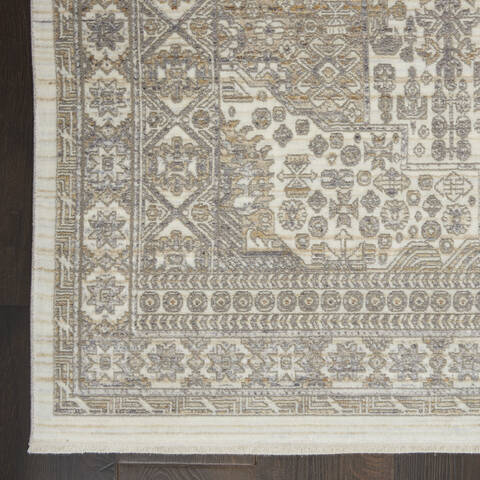 Nourison Silken Weave Beige 53 X 79 Area Rug 805-142604 Image 1
