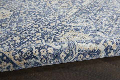 Nourison Silken Weave Blue 53 X 79 Area Rug 805-142610 Image 2