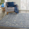 Nourison Silken Weave Blue 53 X 79 Area Rug 805-142610 Thumb 5