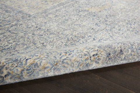 Nourison Silken Weave Blue 100 X 134 Area Rug 805-142613 Image 2