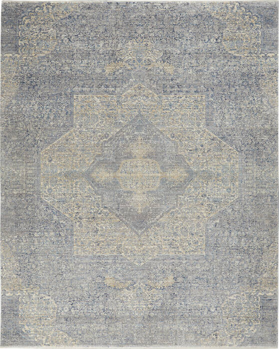 Nourison Silken Weave Blue 100 X 134 Area Rug 805-142613 Image 0