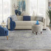 Nourison Silken Weave Blue 100 X 134 Area Rug 805-142613 Thumb 3