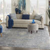 Nourison Silken Weave Blue 100 X 134 Area Rug 805-142613 Thumb 5