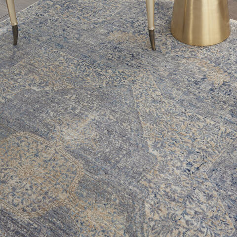Nourison Silken Weave Blue 310 X 510 Area Rug 805-142615 Image 4