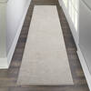 Nourison Sleek Textures Beige Runner 22 X 76 Area Rug 805-142626 Thumb 3