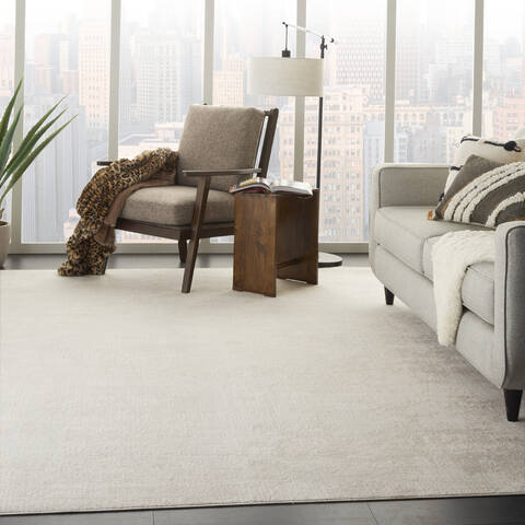 Nourison Sleek Textures Beige 93 X 129 Area Rug 805-142628 Image 5