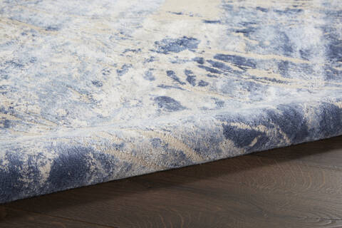 Nourison Sleek Textures Blue 93 X 129 Area Rug 805-142631 Image 2