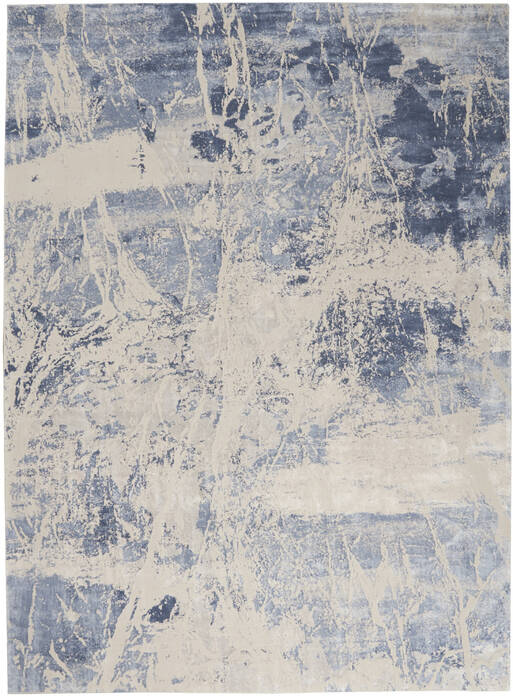 Nourison Sleek Textures Blue 93 X 129 Area Rug 805-142631 Image 0