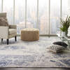 Nourison Sleek Textures Blue 93 X 129 Area Rug 805-142631 Thumb 3