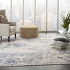Nourison Sleek Textures Blue 93 X 129 Area Rug 805-142631 Thumb 5