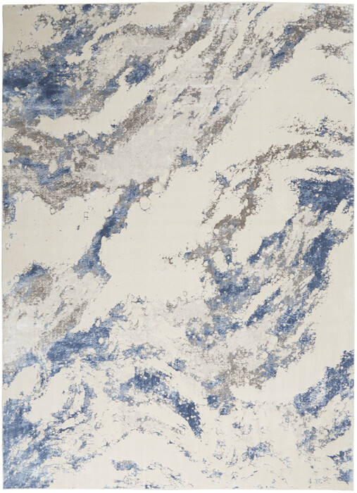 Nourison Sleek Textures Blue 93 X 129 Area Rug 805-142634 Image 0