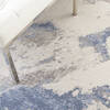 Nourison Sleek Textures Blue 93 X 129 Area Rug 805-142634 Thumb 4