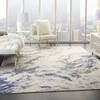 Nourison Sleek Textures Blue 93 X 129 Area Rug 805-142634 Thumb 5