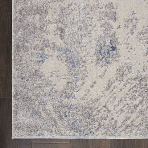 Nourison Sleek Textures Beige 93 X 129 Area Rug 805-142646 Image 1