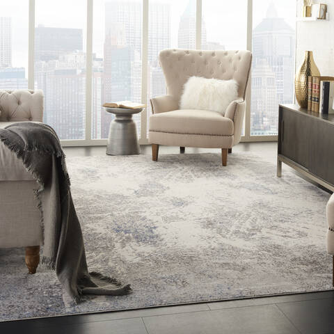 Nourison Sleek Textures Beige 93 X 129 Area Rug 805-142646 Image 5