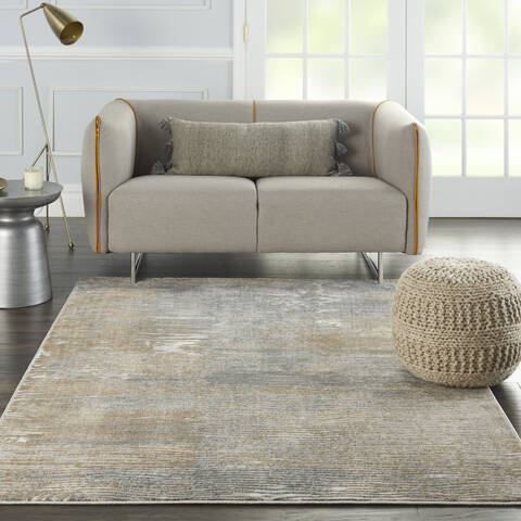 Nourison Solace Grey 53 X 73 Area Rug 805-142657 Image 3