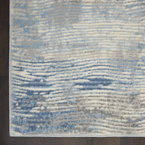 Nourison Solace Grey 80 X 100 Area Rug 805-142661 Image 1