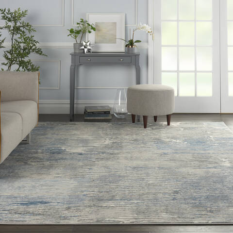 Nourison Solace Grey 80 X 100 Area Rug 805-142661 Image 3