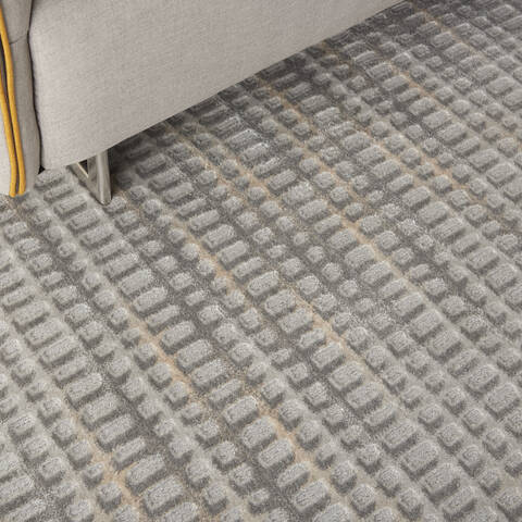 Nourison Solace Grey 53 X 73 Area Rug 805-142672 Image 4