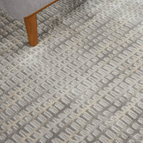 Nourison Solace Grey 80 X 100 Area Rug 805-142673 Image 4